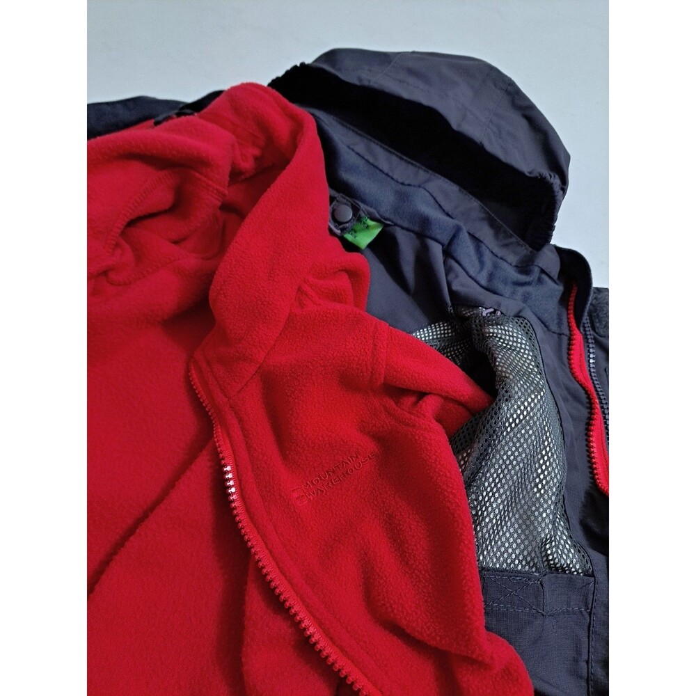 Mountain Warehouse Coat Size 2-3 Toddler Ski 2 in 1 Interchange Jacket Fleece - Picture 10 of 15